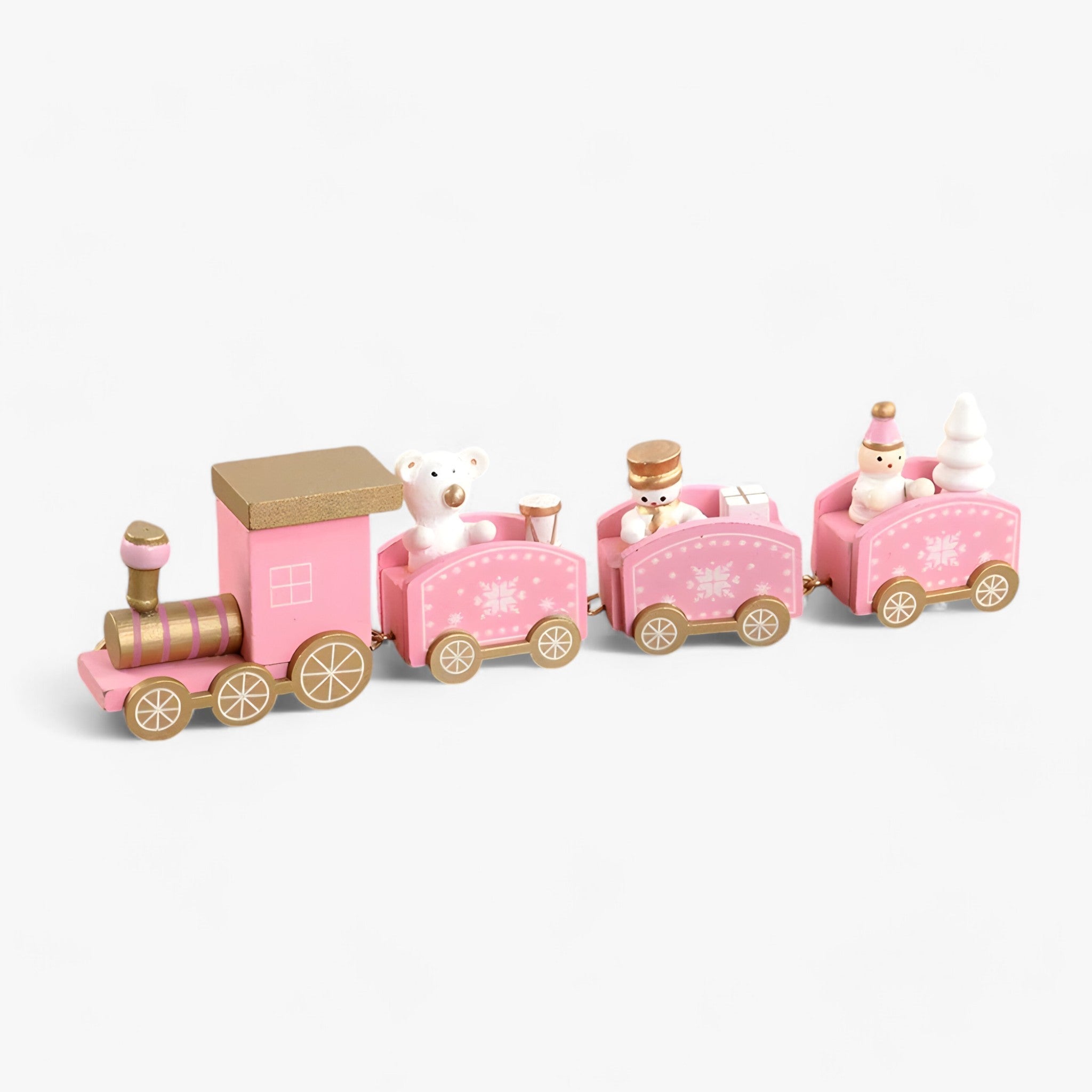 Kerstornament - TrainJoy - Houten Feestdecoratie - Perfect Cadeau voor Kinderen