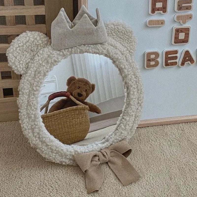 Beren Spiegel - BearMirror - Kinder Ontwerp - Leuk voor babykamer - 26cm