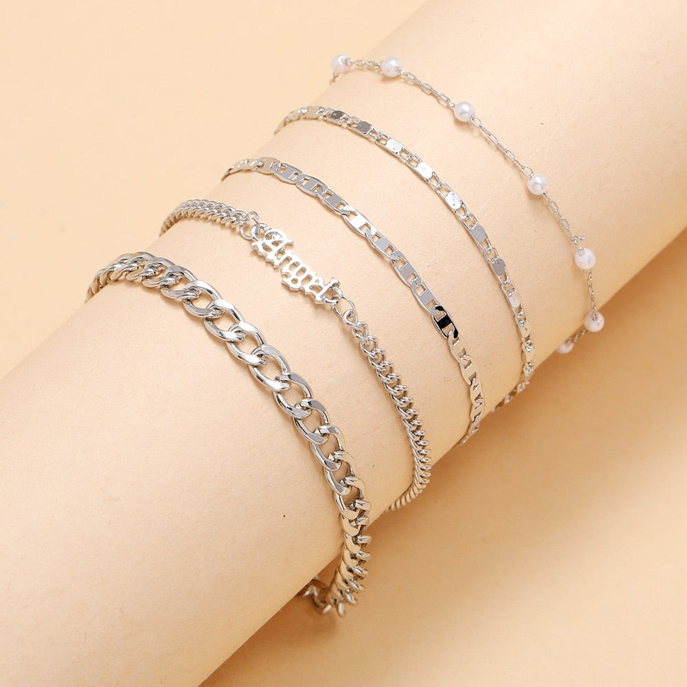 Armband Set - BohoCharm - Set van 5 - Elegant & Handgemaakt