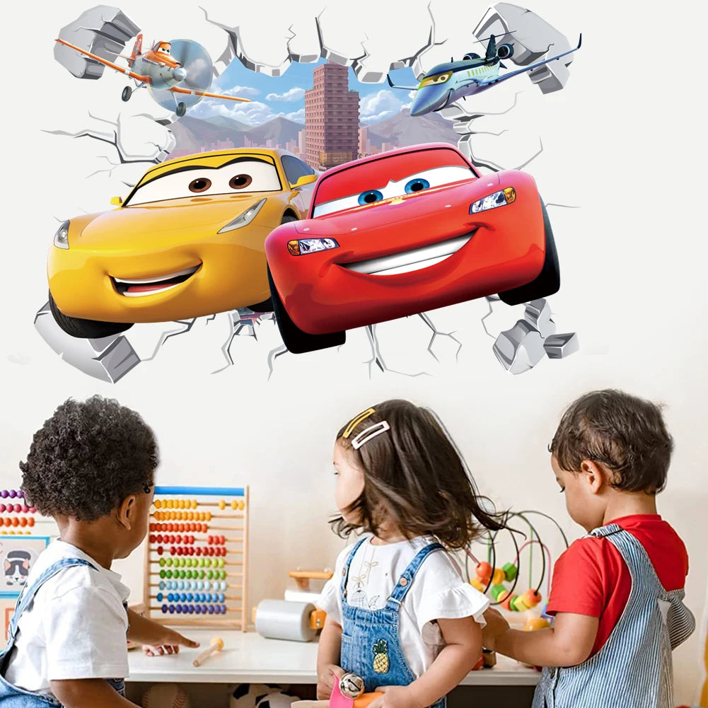 Disney Cars Muursticker | Geweldig voor in de kinderkamer!