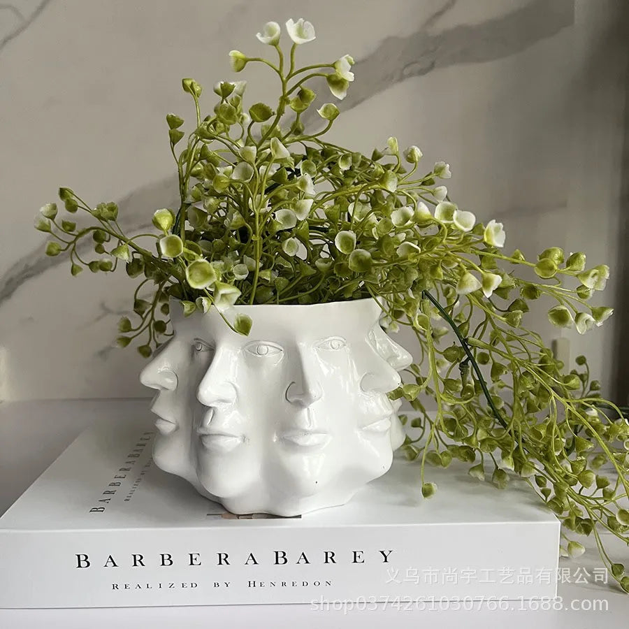 Planter - Facescape - 3D Menselijk Gezicht - Binnen of buitenversiering