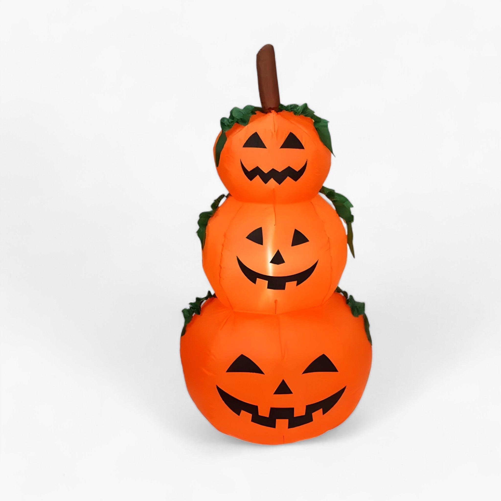 LED Opblaasbare Pompoen - SpookPump - Gigantische & Gloeiende Halloween Buitenversiering