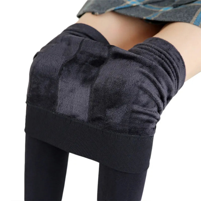 Fleece Gevoerde Winter Leggings - Dripdeal - Warmte, Stijl & Comfort