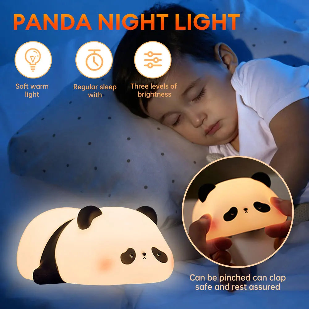 Nachtlamp - PandaGlow - Schattig Pandadesign - Rustgevende Sfeer