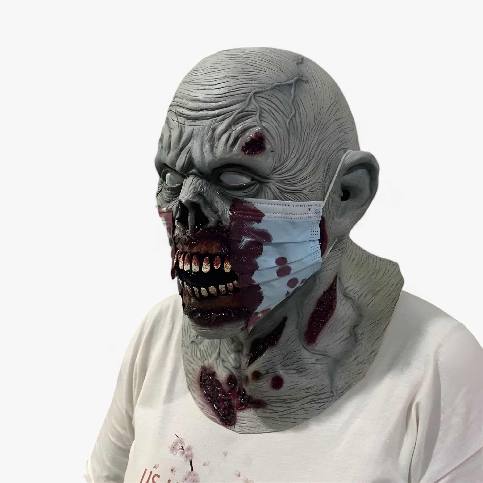 Zombie Masker - DecayMask - Mesh Ontwerp - Angstaanjagend Halloween Cosplay Accessoire