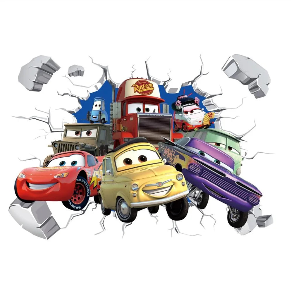 Disney Cars Muursticker | Geweldig voor in de kinderkamer!