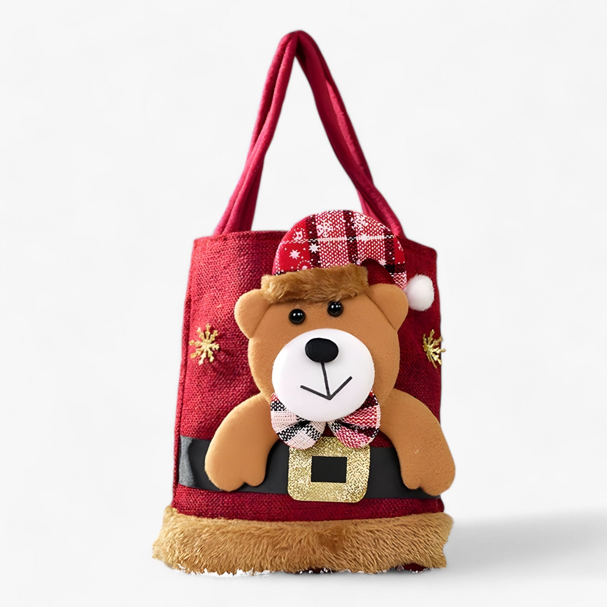 Cadeauzakken - BearMagic - Feestelijke Opberging voor Cadeaus & Snoep - Schattige Kerstsfeer