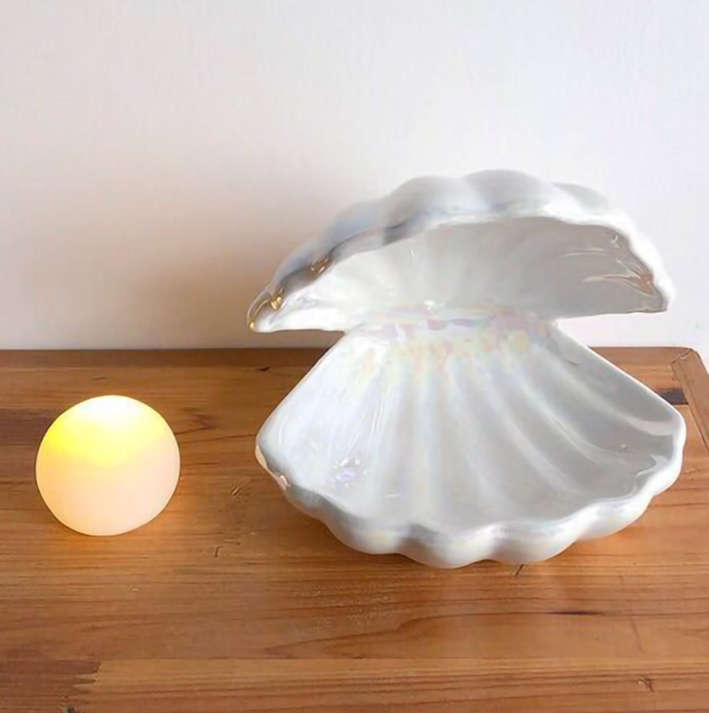 Lamp - MystiShell - Magisch - Rustgevend Parellicht