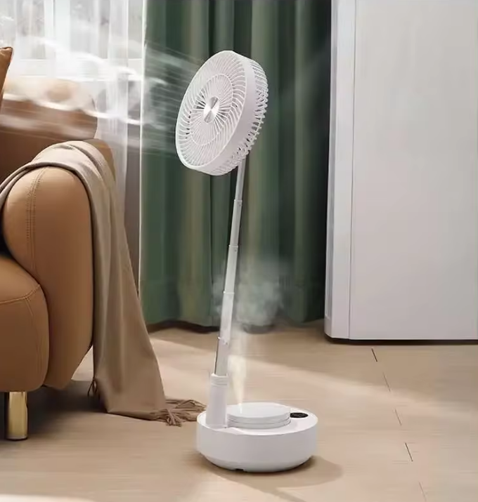 Tafelventilator - CoolBreeze - Oplaadbaar Opvouwbaar - Telescopisch Ontwerp