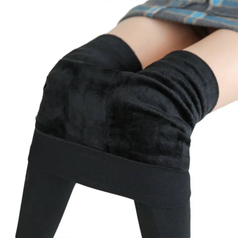 Fleece Gevoerde Winter Leggings - Dripdeal - Warmte, Stijl & Comfort