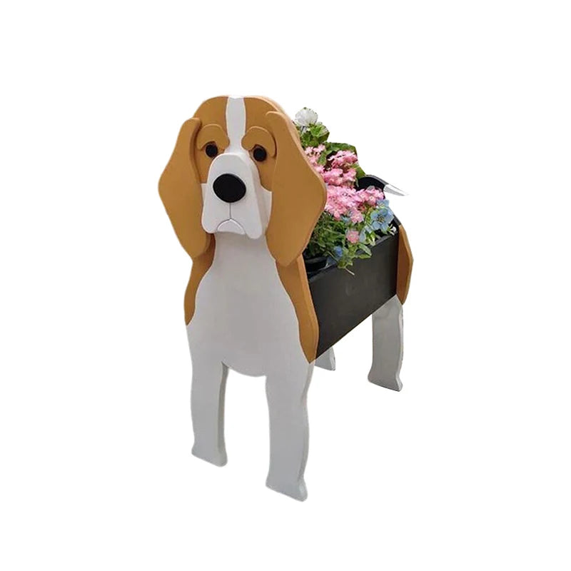 Bloempot - Pawsome - honden plantenbak - Verschillende rassen