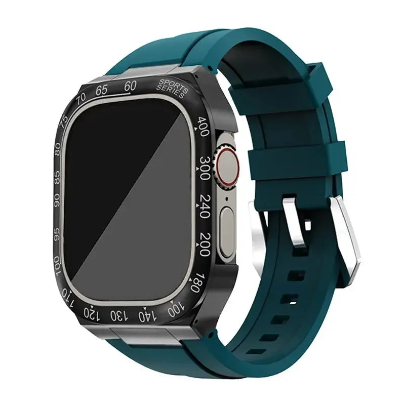 Apple Watch Hoes - SteelGuard - Roestvrij Staal - 360° Militaire Bescherming