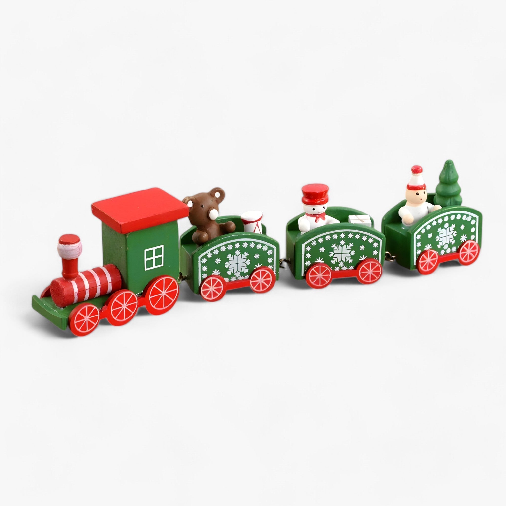 Kerstornament - TrainJoy - Houten Feestdecoratie - Perfect Cadeau voor Kinderen