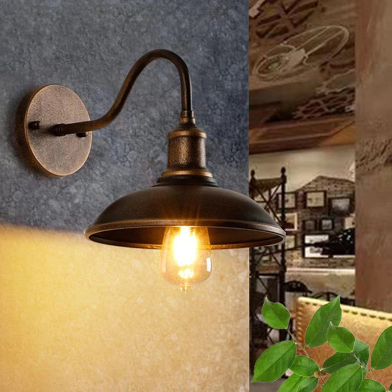 Vintage Industriële Ijzeren wandlamp | Perfect voor de industriële inrichtingen