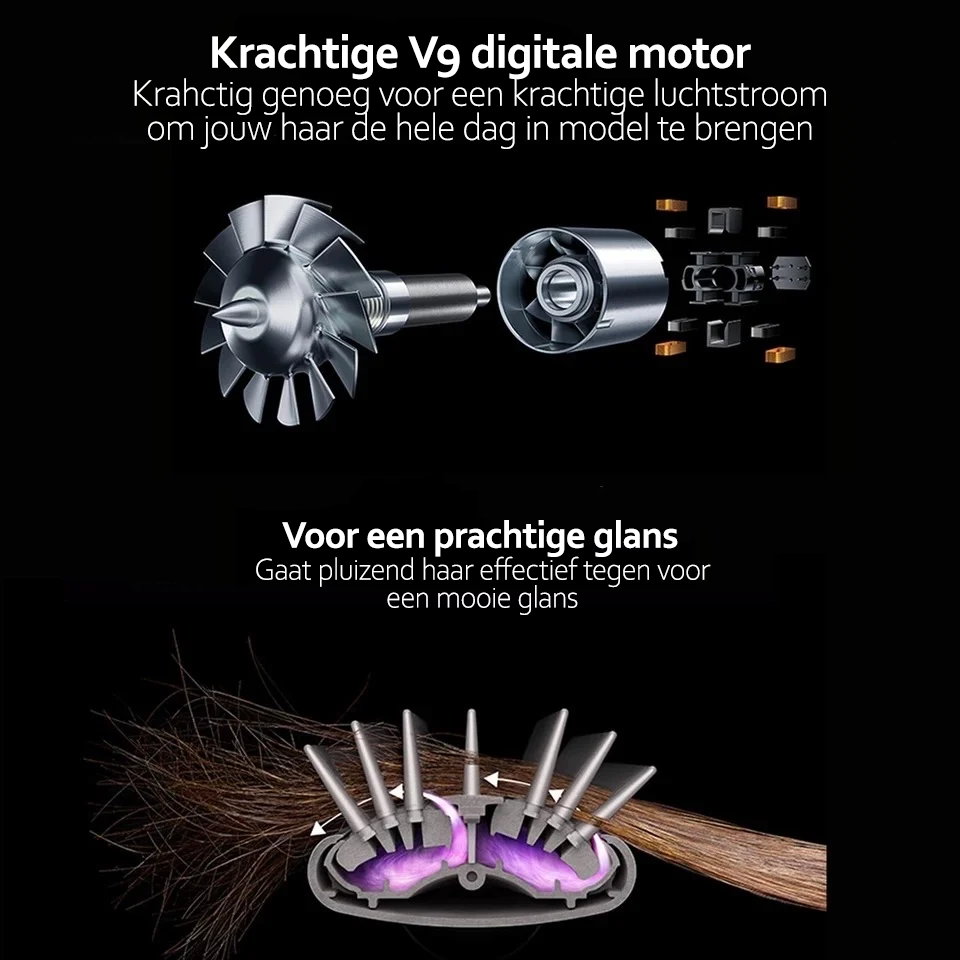 Haarstyler - Glow - 5-in-1 Multistyler - Ionentechnologie