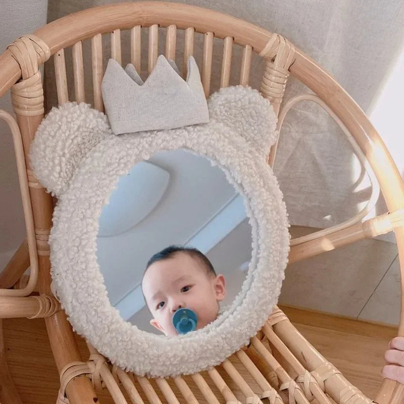 Beren Spiegel - BearMirror - Kinder Ontwerp - Leuk voor babykamer - 26cm