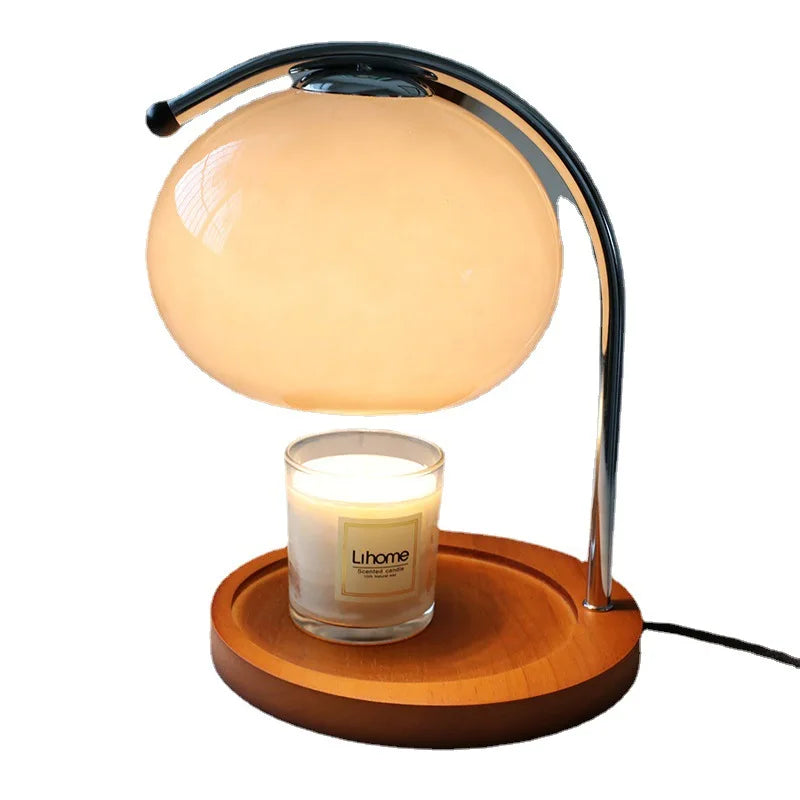 Tafellamp - Bureaulamp - Sfeerlamp - Decoratie - glazen lamp