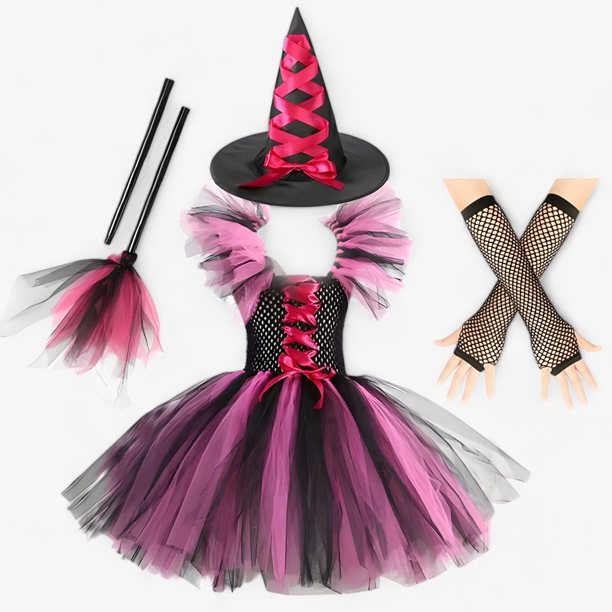 Heksenjurk - SpookyWear - Halloween Kostuum - Carnaval Outfit