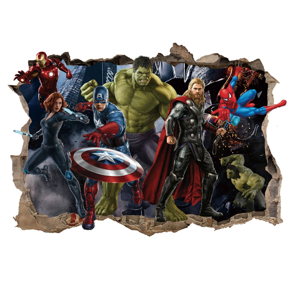 Marvel Avengers Muursticker | Maak de kinderkamer compleet!