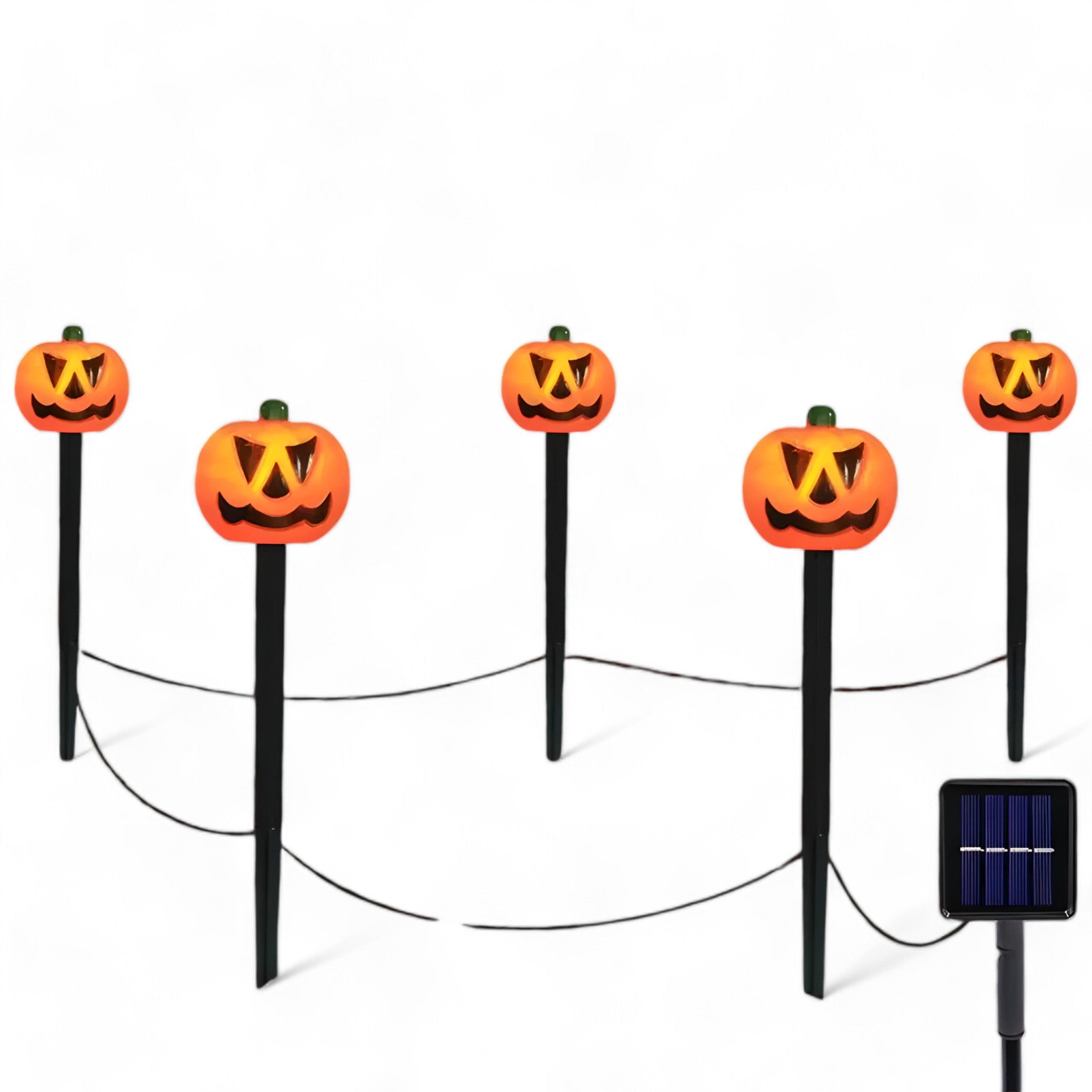 Zonne Halloween Verlichting - SolarSpook - Decoratieve Pompoen Gloed voor Buiten