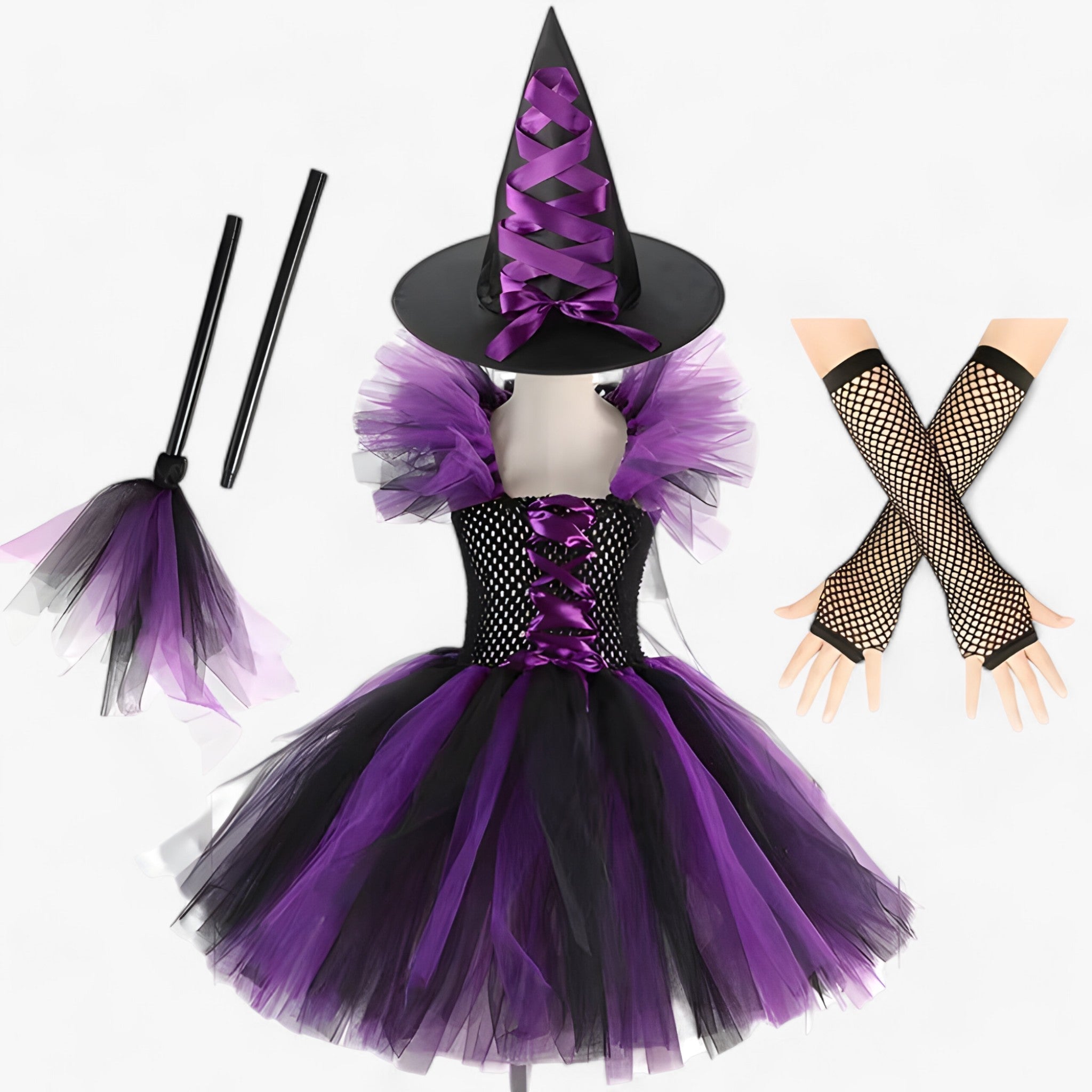 Heksenjurk - SpookyWear - Halloween Kostuum - Carnaval Outfit