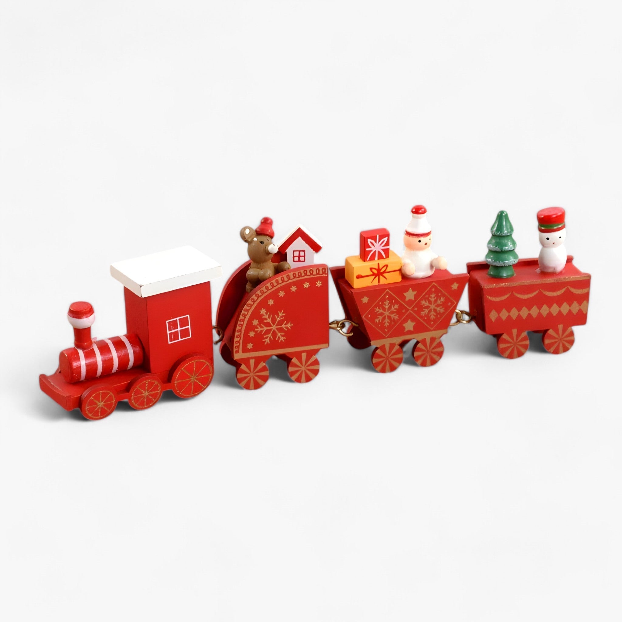 Kerstornament - TrainJoy - Houten Feestdecoratie - Perfect Cadeau voor Kinderen