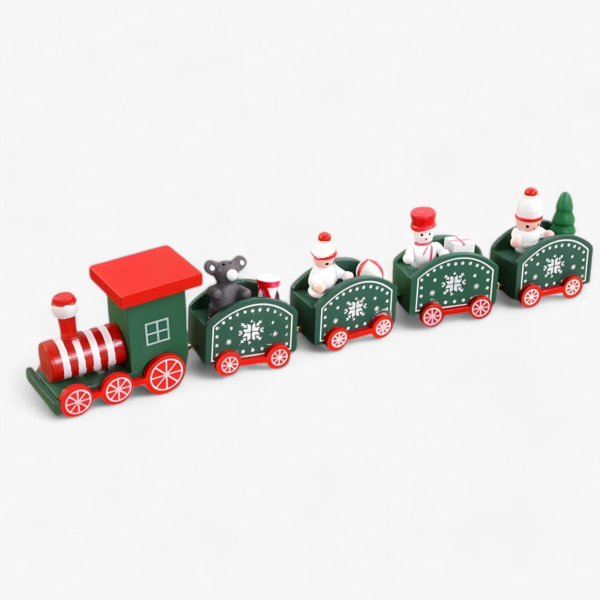 Kerstornament - TrainJoy - Houten Feestdecoratie - Perfect Cadeau voor Kinderen