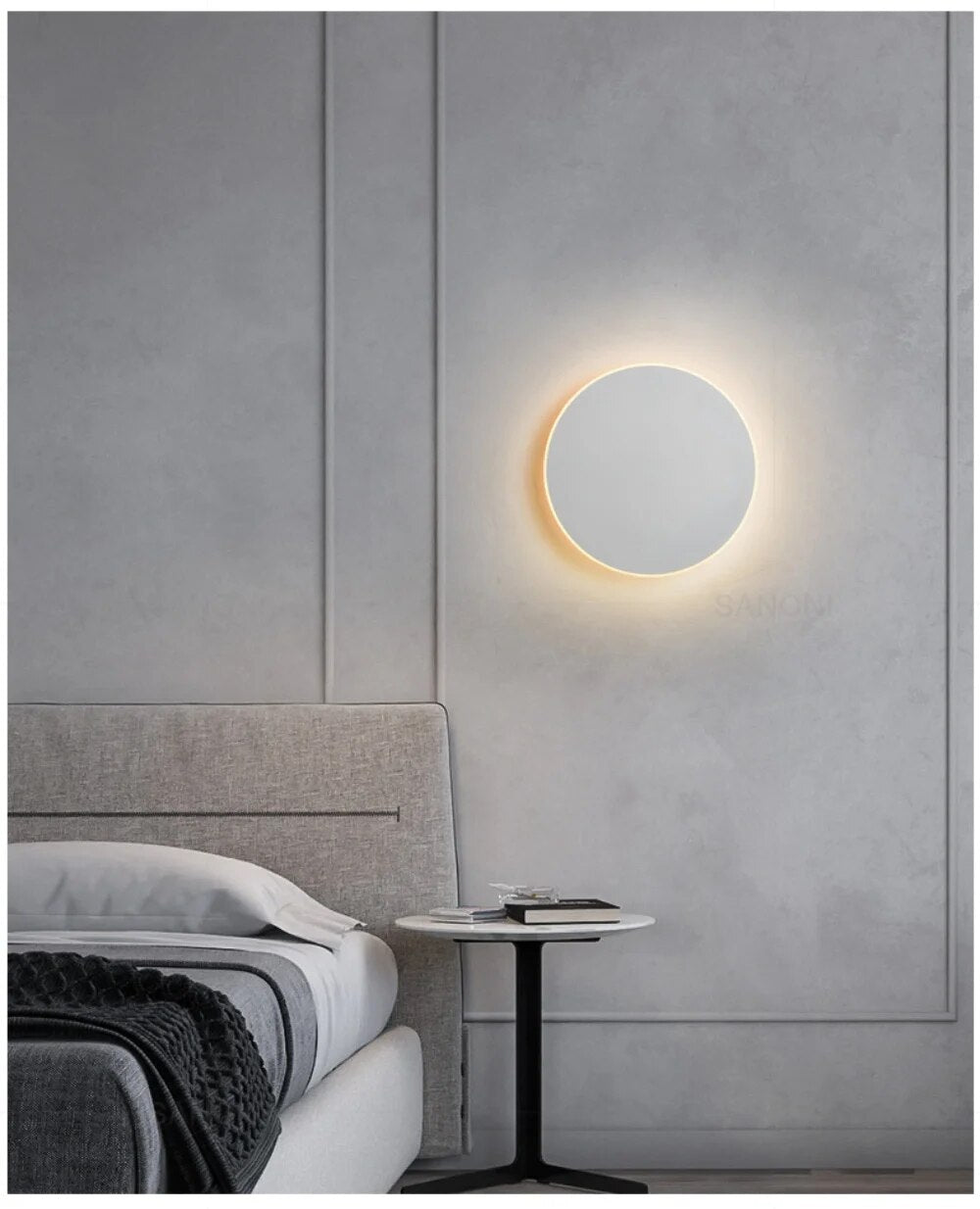 Wandlamp - VividGlow - Rond LED Ontwerp - Modern en Dramatisch