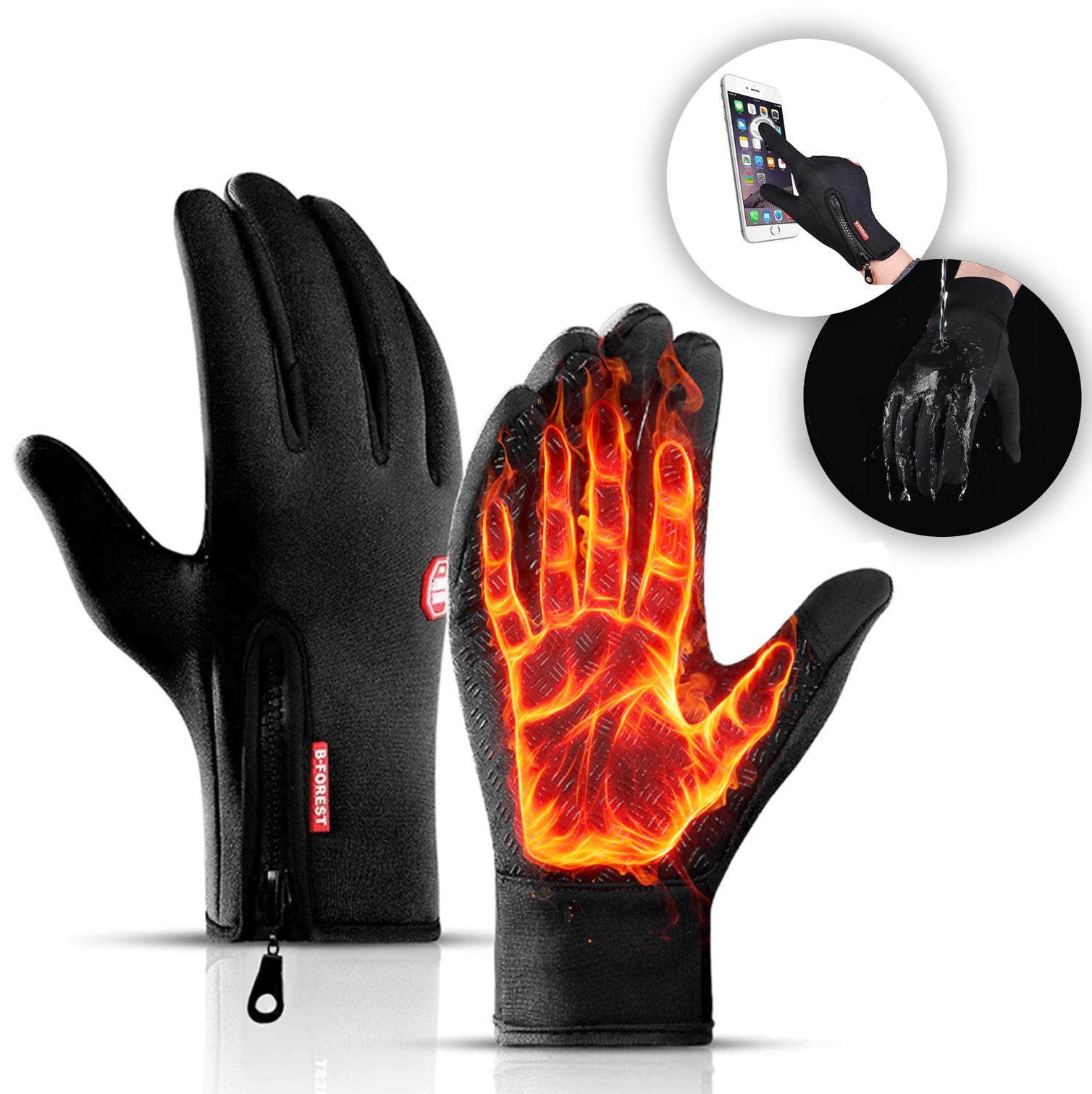 Thermische Handschoenen - FrostGuard - Warm, Waterdicht & Touchscreen-Vriendelijk