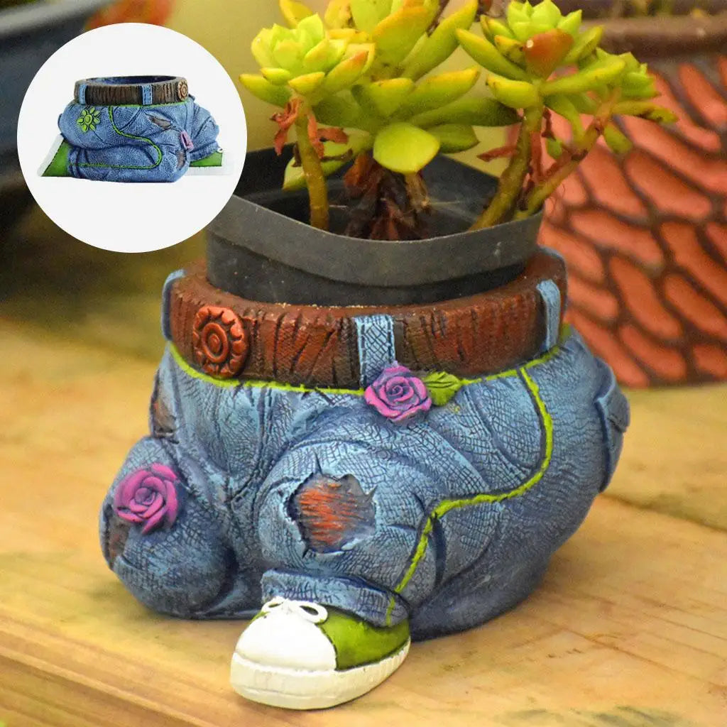 Bloempot - Tuinier Resin - Kleine Succulent Pot - plantenpot Sculptuur