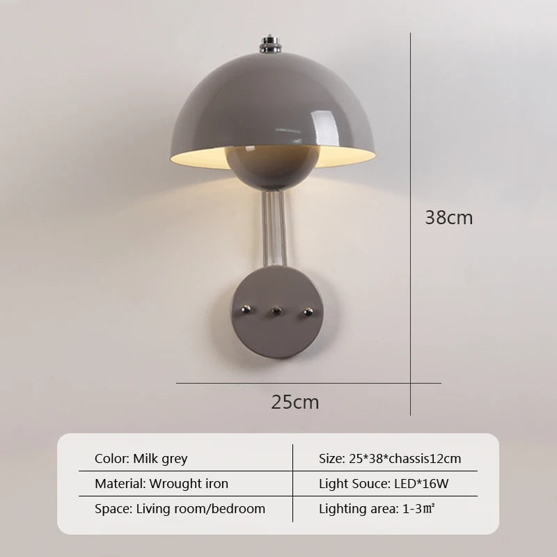 Wandlamp - ShroomLite - Paddenstoel ontwerp - Modern en minimalistisch