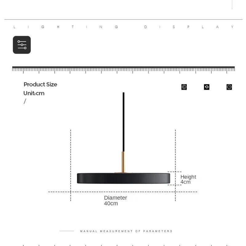 Hanglamp - OrbLight - UFO Ontwerp - Metaal LED