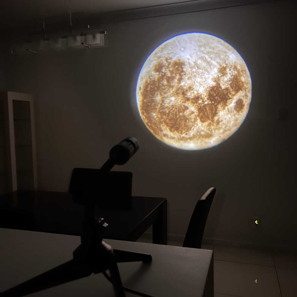 Maan Projector Lamp - Lunara - 3D Zwevend - Romantisch Nachtlicht