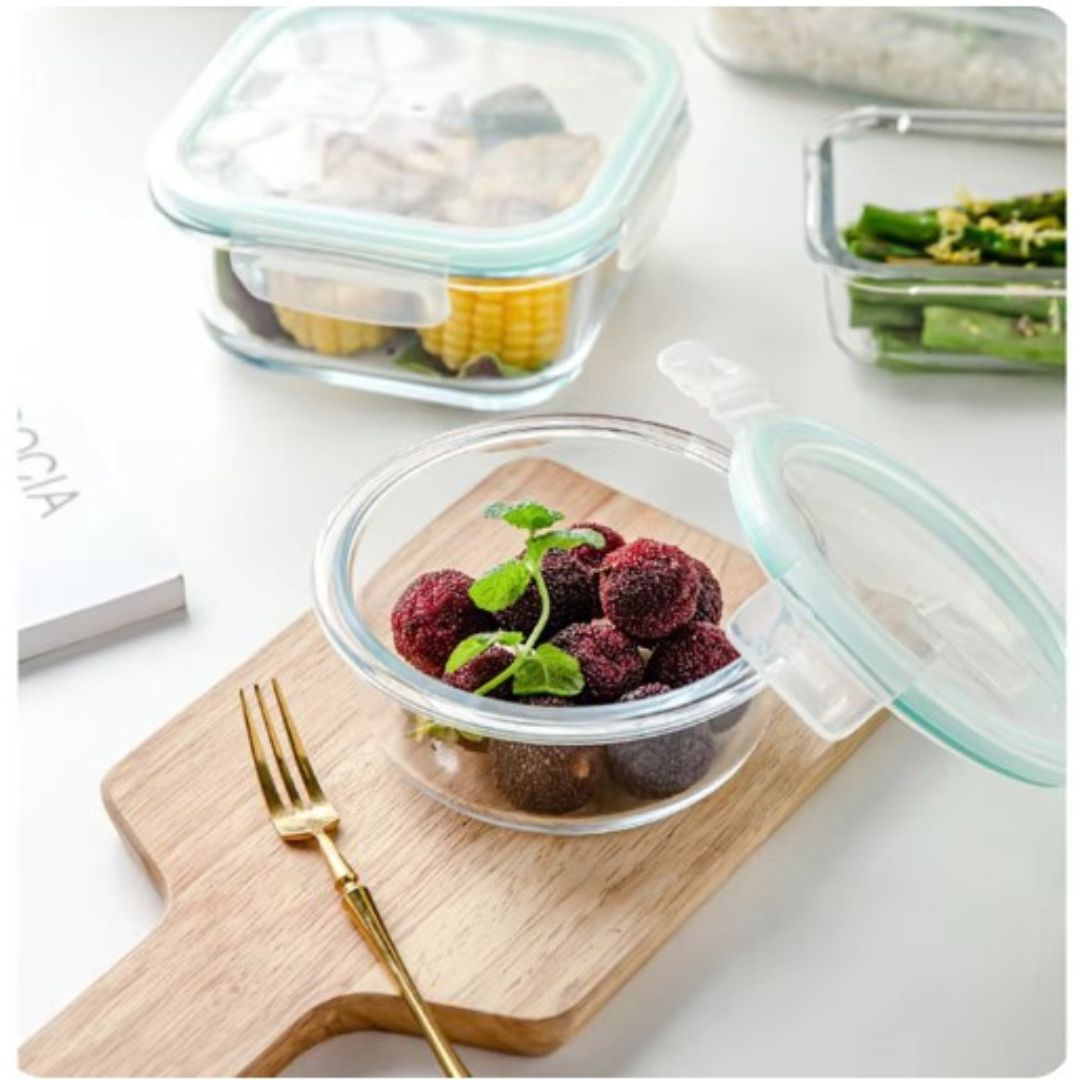 Lunchbox - GlassFresh - Borosilicaatglas - Hittebestendig & Duurzaam