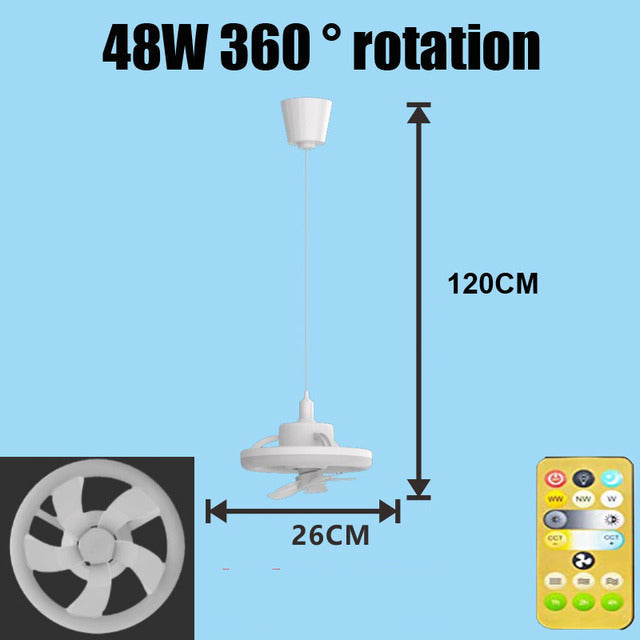 Plafondventilator met licht - FanLite - Multifunctioneel - Moeiteloze Luxe