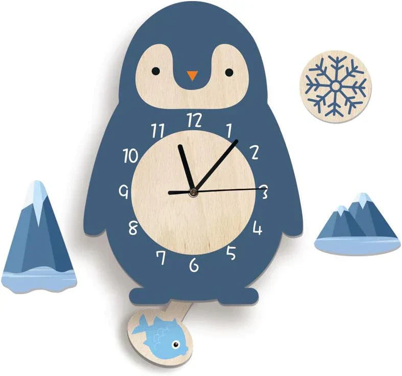 Wandklok - ZooTime - Schattig Dierenontwerp - Perfect voor Kinderkamers