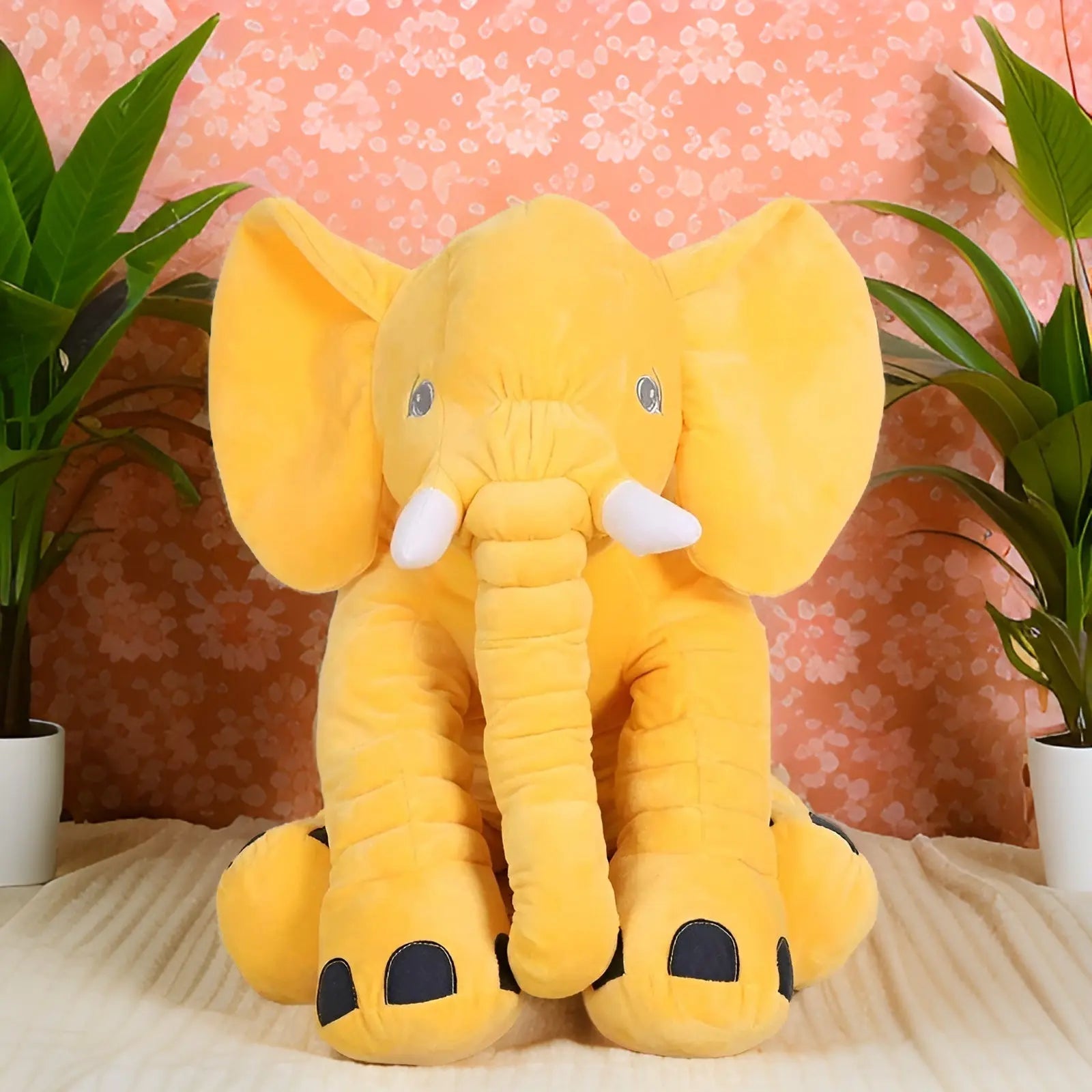 Pluche Olifant Knuffel - Zacht - Slaapkussen - Kinderkamer Decor - baby