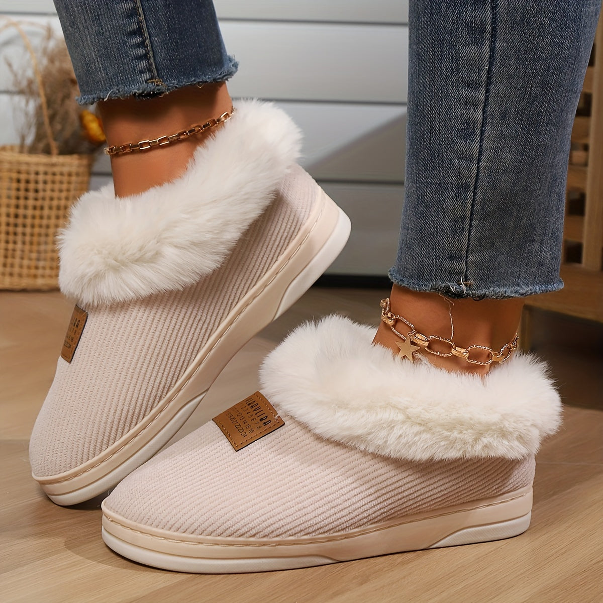 Slippers - CozyFeet - Comfortabele Pasvorm - Warme Pluche Voering