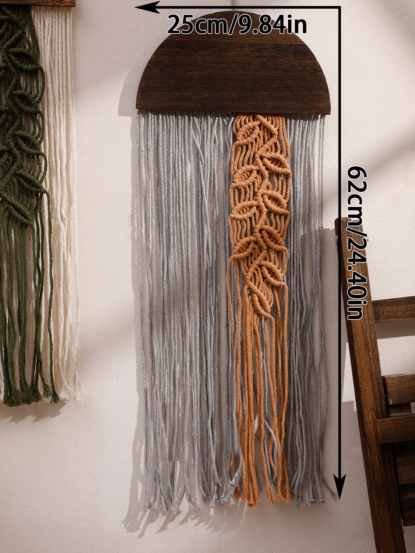 Groot wandkleed - Muurkleed met kwastjes - Boho Home Decoratie - Ibiza style