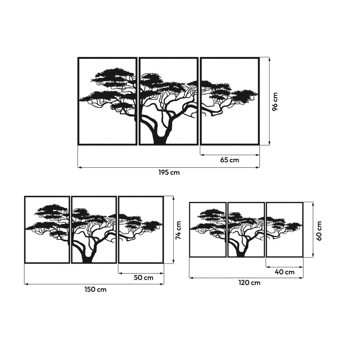 Metalen Wanddecoratie - Vogelzy - Elegante Vogels Ontwerp - Tak Kunst