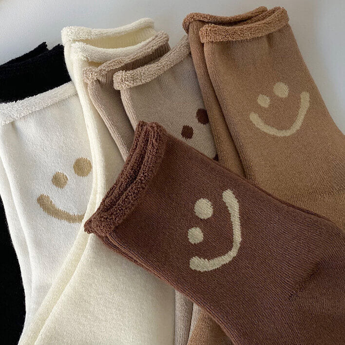 Happy Face Sokken - SmilePack - Knusse & Schattige Enkel Sokken voor Vrolijke Stijl