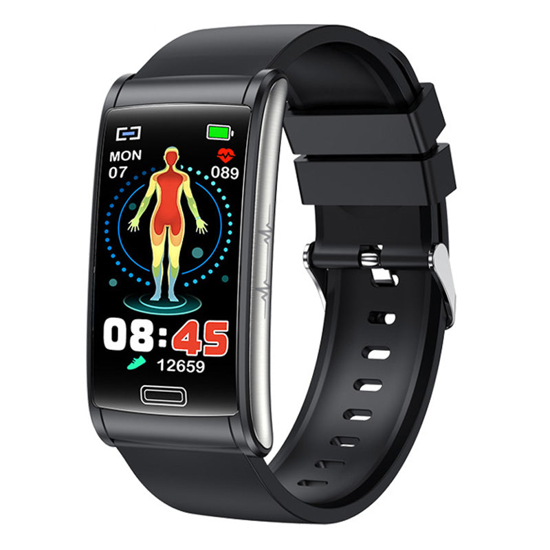 Gezondheids-Smartwatch - GlucoGuard - Niet-Invasieve Bloedglucose - ECG & PPG Monitoring