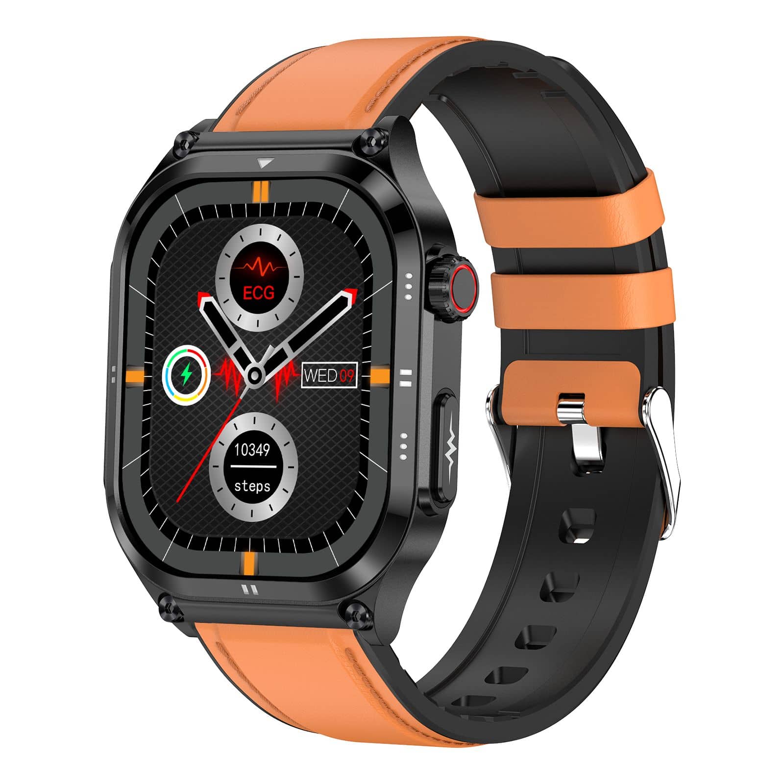 Smartwatch - HeartSync - Slank AMOLED - ECG/EKG & Gezondheidsmonitoring