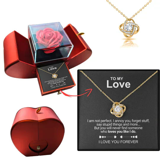 Valentijns Ketting - HeartCharm - Mooie Presentatie in een Hartvormige Doos - Perfect Cadeau