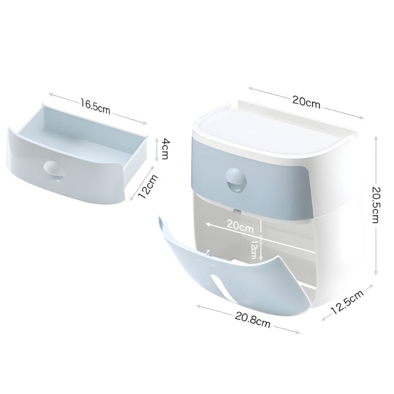 Tissuehouder - MultiHold - Waterdicht Ontwerp - Handig & Multifunctioneel