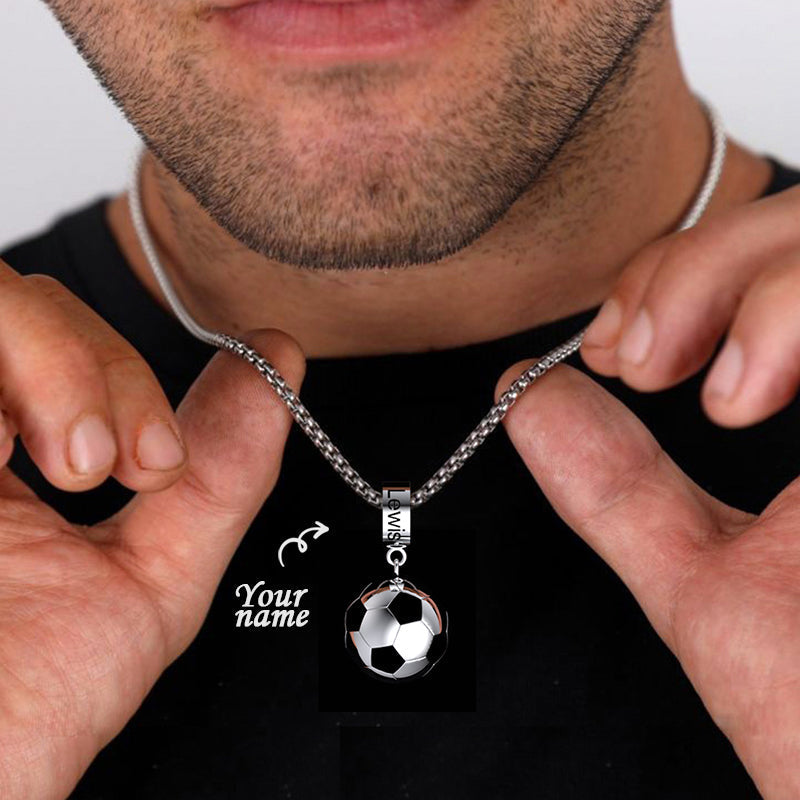 Voetbalketting - PridePendant - Gepersonaliseerde & Stijlvolle Voetbalviering