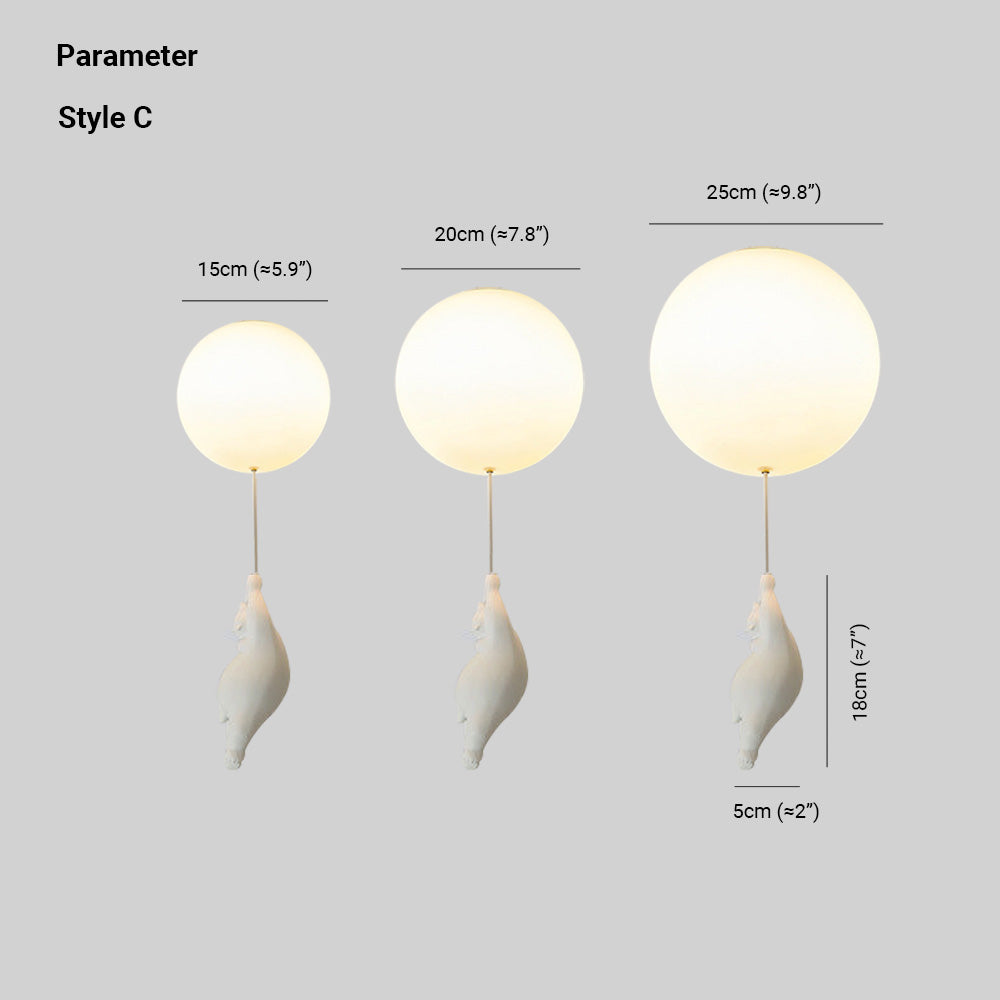 Plafondlamp - SkyDream - Beertjesdesign - Hangende Ballon