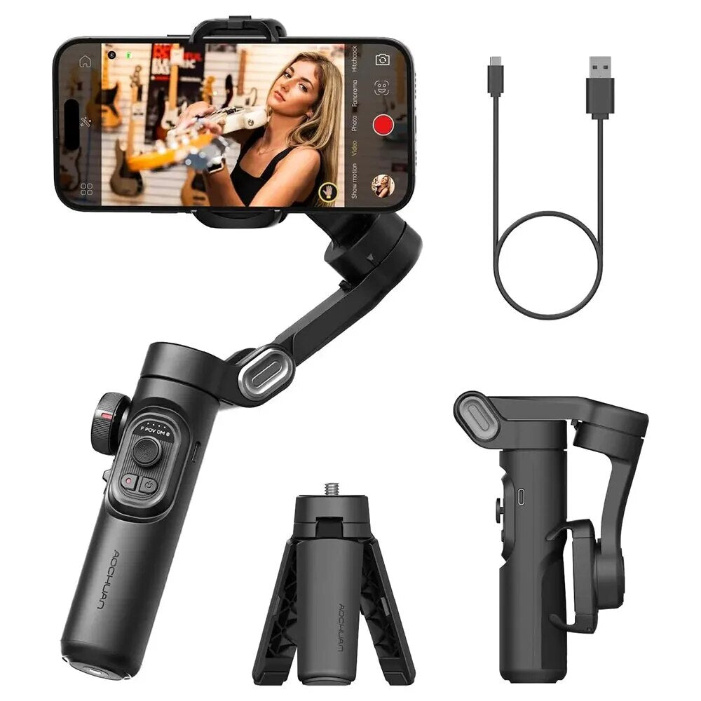 Handheld Gimbal- StabPro - Draadloze Afstandsbediening - Gezichtsherkenning