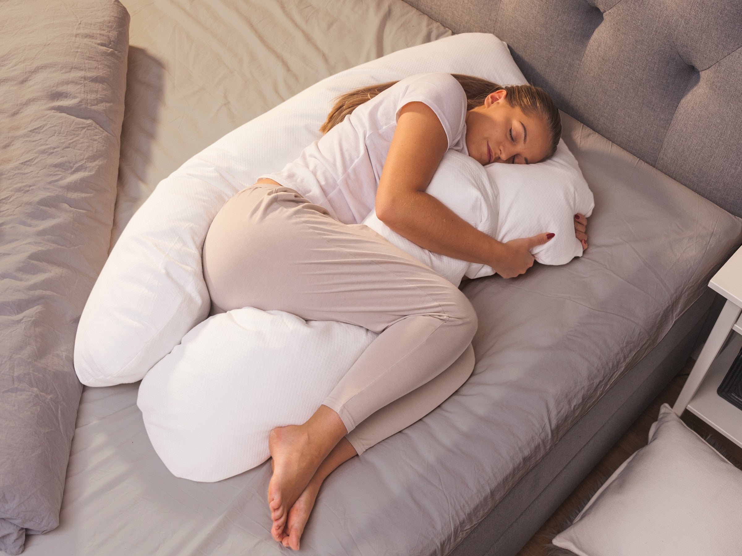 Lichaamskussen - SleepNest - Ergonomische U-Vorm - Ultiem Comfort & Ondersteuning