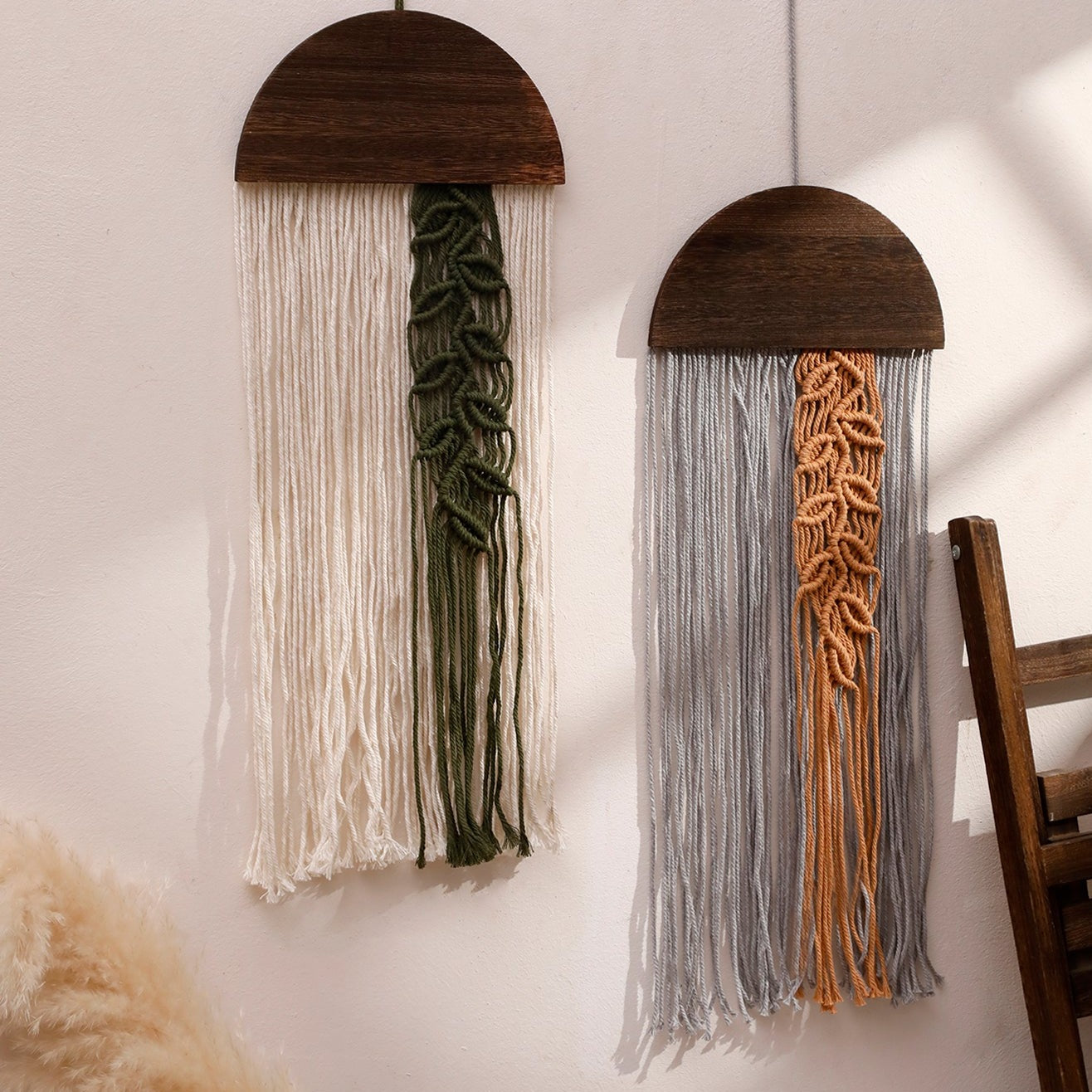 Groot wandkleed - Muurkleed met kwastjes - Boho Home Decoratie - Ibiza style